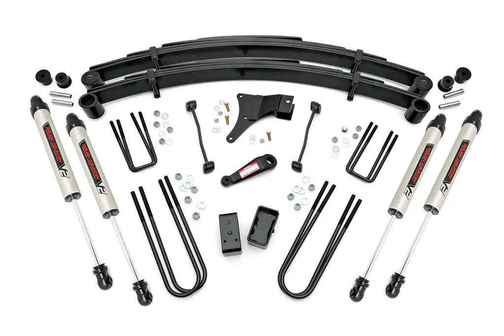 4 Inch Lift Kit | Rear Blocks | V2 | Ford F-250/F-350 Super Duty 4WD (1999) by Rough Country