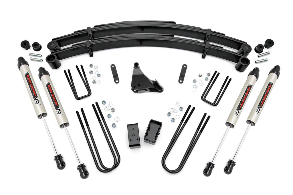 4 Inch Lift Kit | Rear Blocks | V2 | Ford F-250/F-350 Super Duty 4WD (99-04) by Rough Country