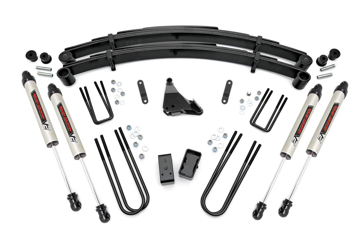 4 Inch Lift Kit | Rear Blocks | V2 | Ford F-250/F-350 Super Duty 4WD (99-04) by Rough Country