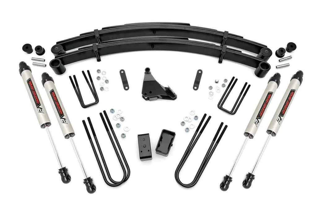 4 Inch Lift Kit | Rear Blocks | V2 | Ford F-250/F-350 Super Duty 4WD (99-04) by Rough Country