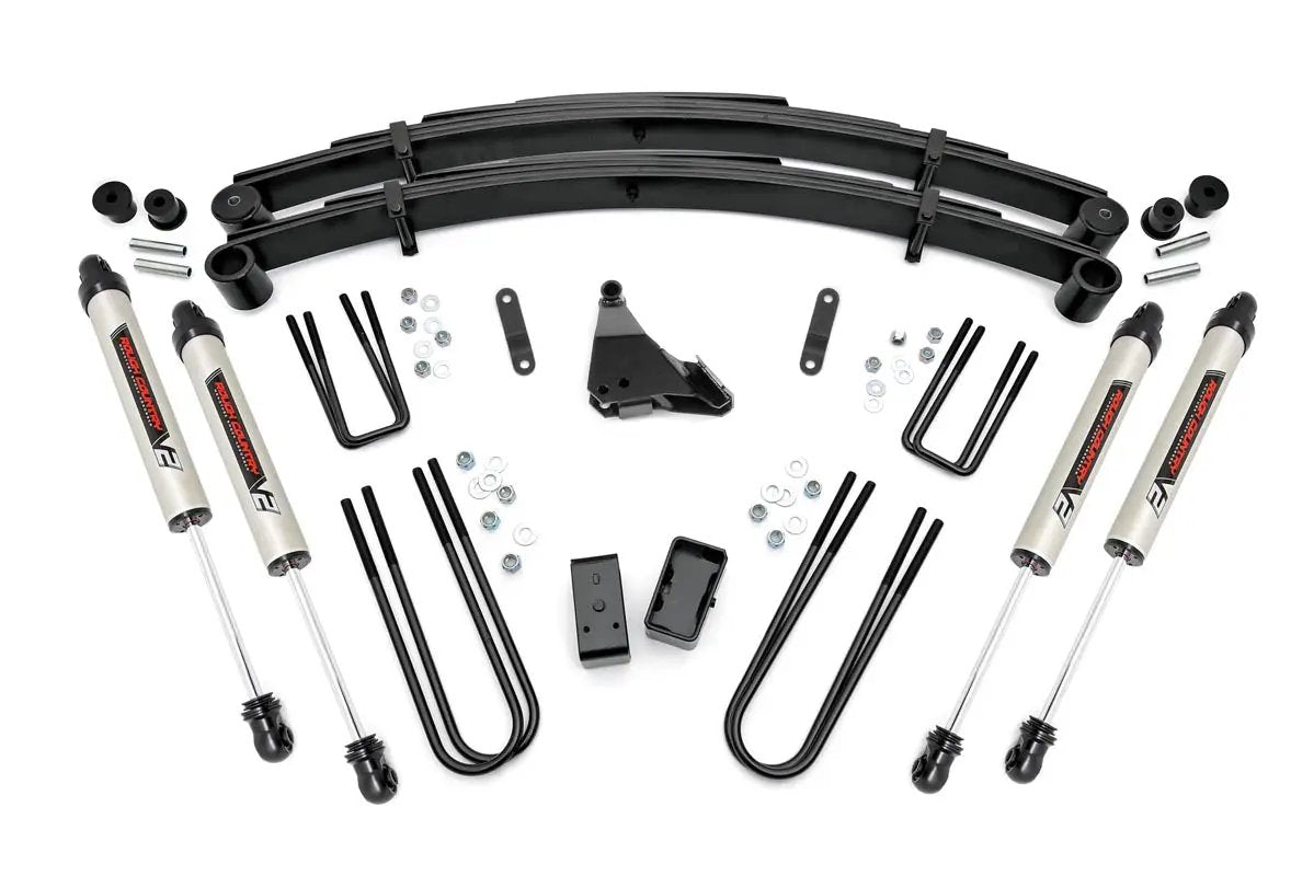 4 Inch Lift Kit | Rear Blocks | V2 | Ford F-250/F-350 Super Duty 4WD (99-04) by Rough Country