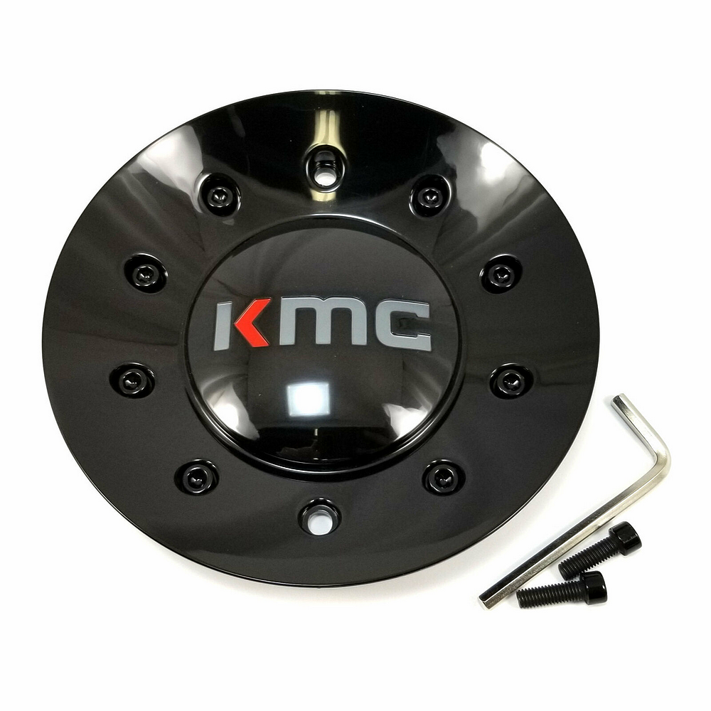 KMC 677 CAP GLOSS BLACK by KMC Wheels