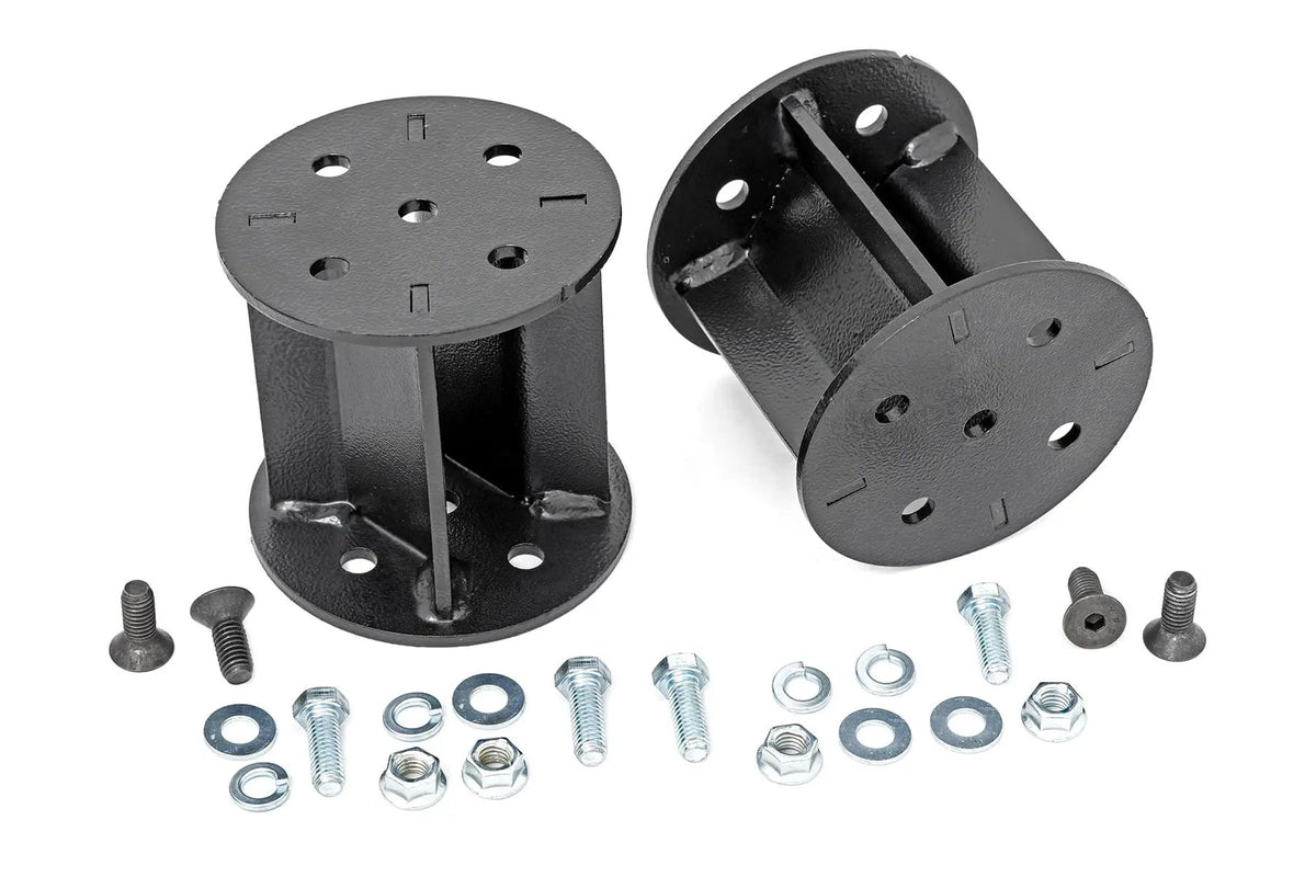 Air Spring Kit w/compressor | Wireless Controller | 7.5 Inch Lift Kit | Chevy/GMC 2500HD/3500HD (11-19) by Rough Country