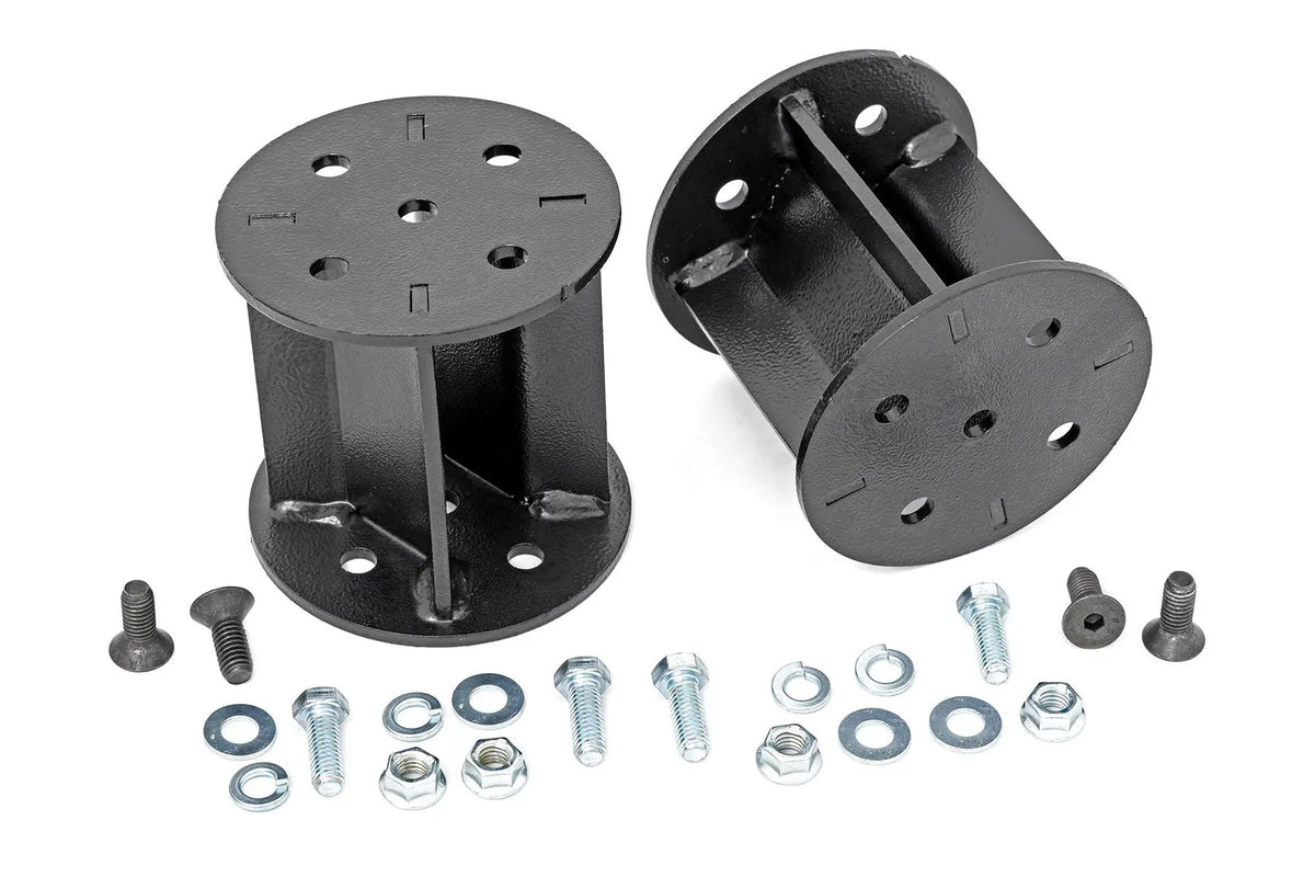 Air Spring Kit w/compressor | 7.5 Inch Lift Kit | Chevy/GMC 2500HD/3500HD (11-19) by Rough Country