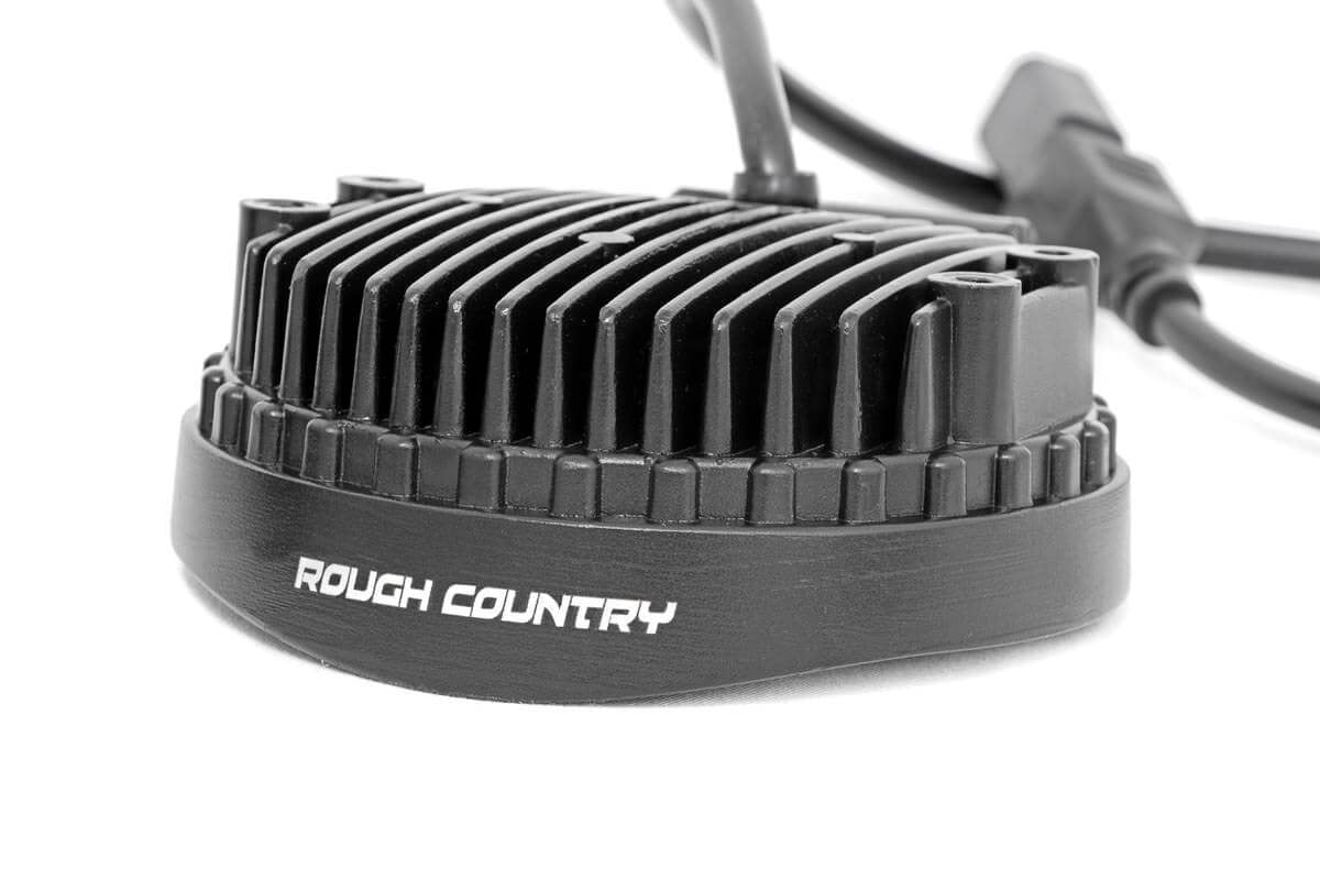 4 Inch Chrome Series LED Light | Round | Pair by Rough Country