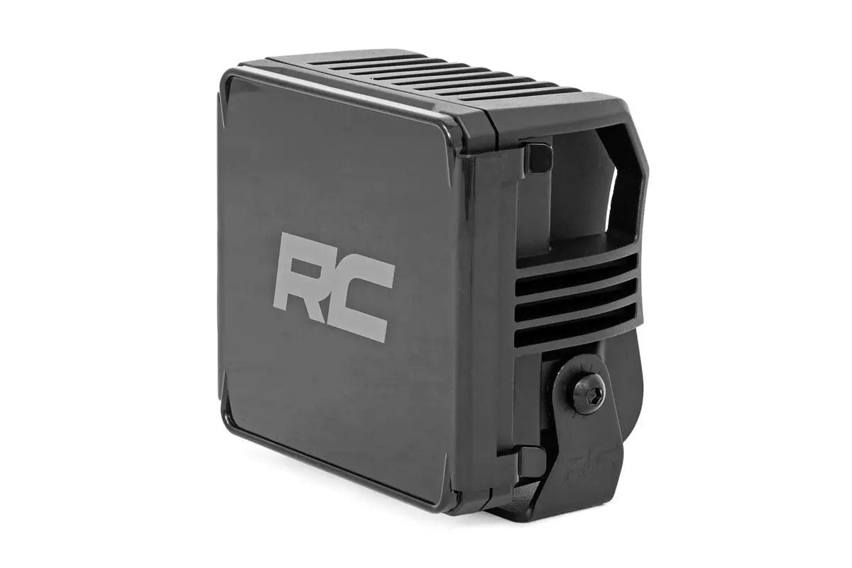 4 Inch Chrome Series LED Light Pods | Square | White DRL | Pair by Rough Country