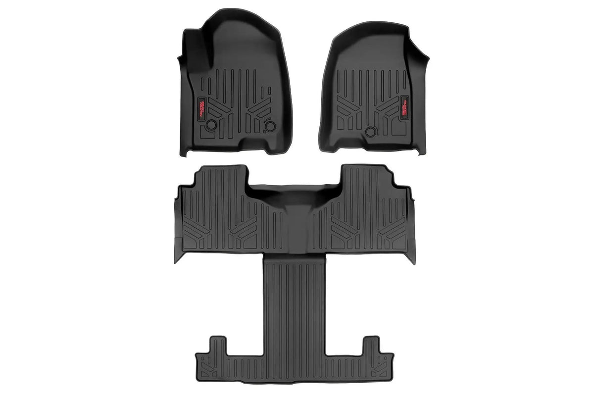 Floor Mats | FR & RR | FR/RR Bucket | Chevy/GMC Tahoe/Yukon 2WD/4WD (21-26) by Rough Country