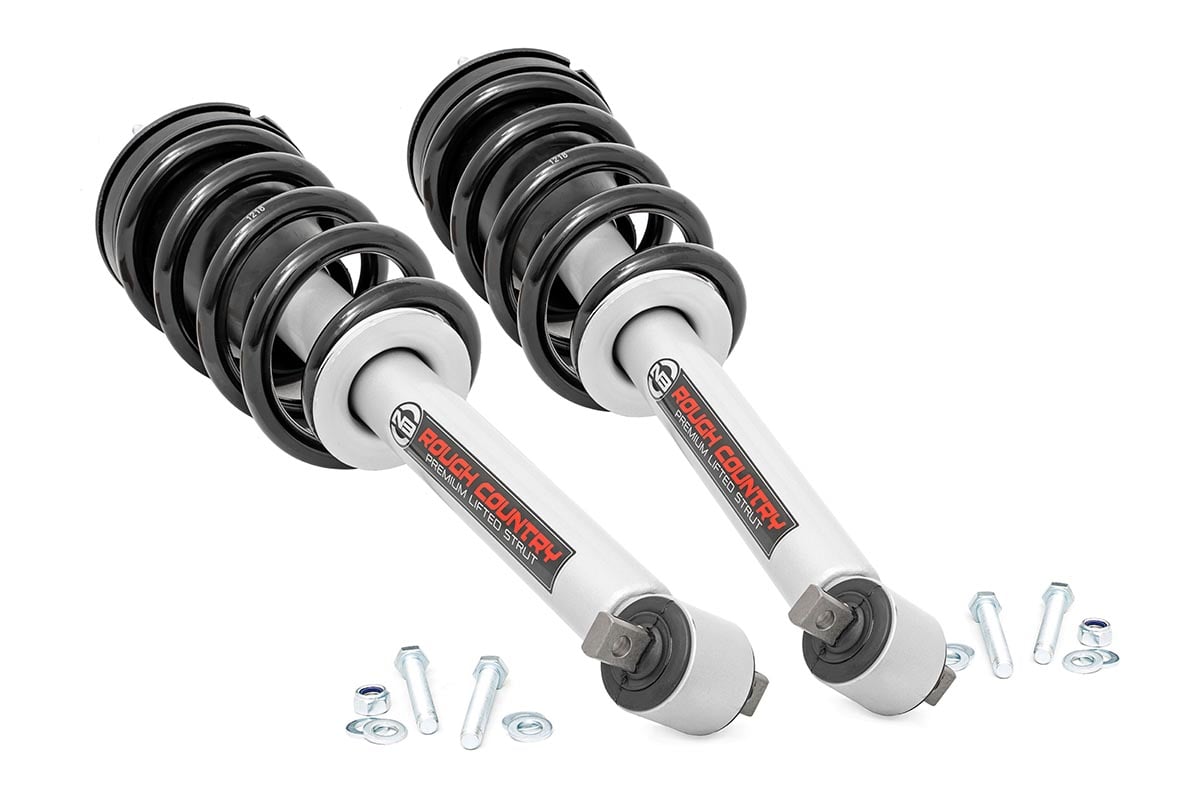 Loaded Strut Pair | 7 Inch | Chevy/GMC 1500 2WD/4WD (14-18 & Classic) by Rough Country