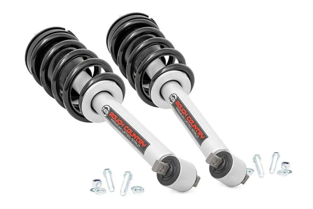 Loaded Strut Pair | 6 Inch | Chevy Silverado 1500 2WD/4WD (2019-2026) by Rough Country