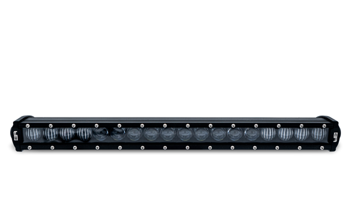 18" Single Row Blackout Led Light Bar by Body Armor 4x4