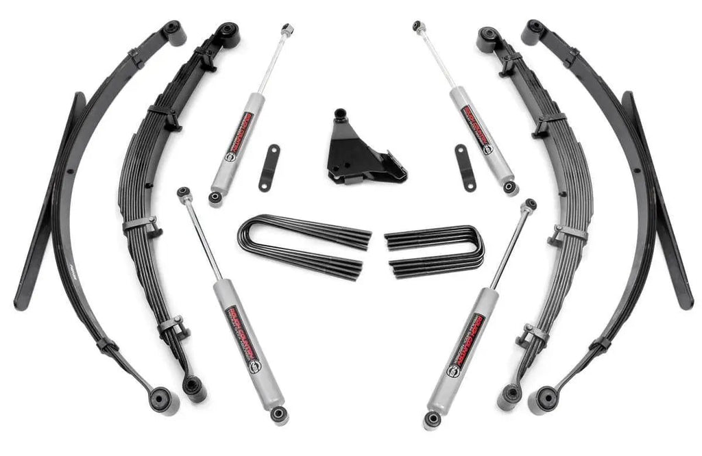 4 Inch Lift Kit | Rear Springs | Ford F-250/F-350 Super Duty 4WD (1999-2004) by Rough Country
