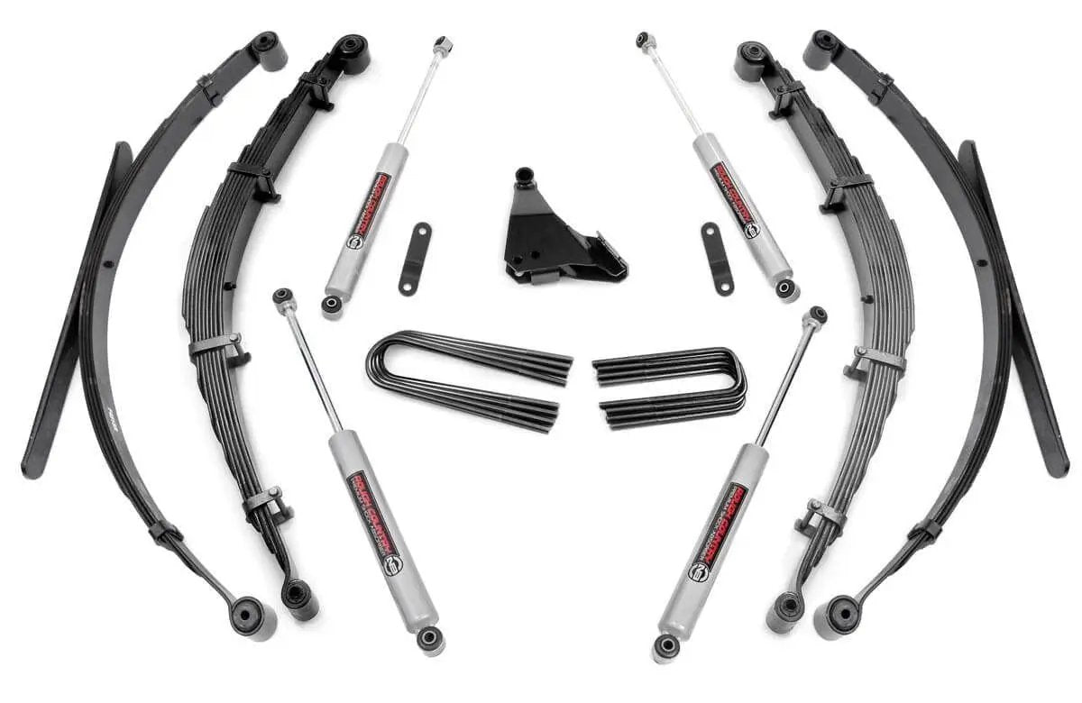 4 Inch Lift Kit | Rear Springs | Ford F-250/F-350 Super Duty 4WD (1999-2004) by Rough Country