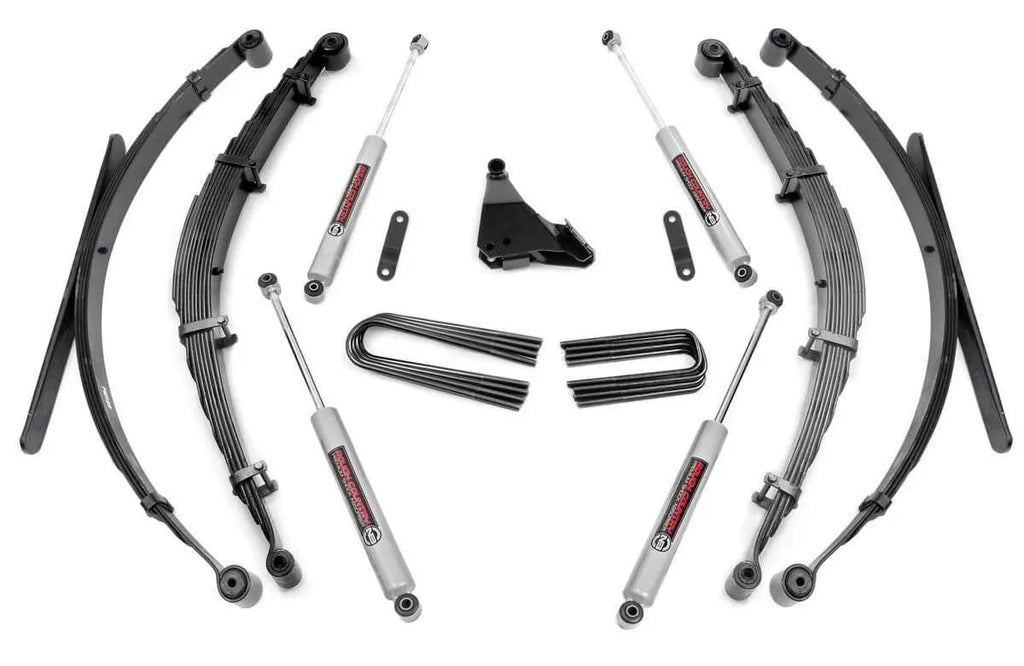 4 Inch Lift Kit | Rear Springs | Ford F-250/F-350 Super Duty 4WD (1999-2004) by Rough Country