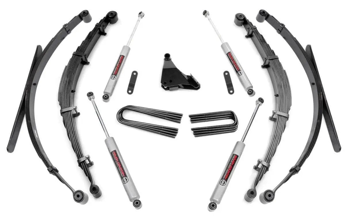 4 Inch Lift Kit | Rear Springs | Ford F-250/F-350 Super Duty 4WD (1999-2004) by Rough Country