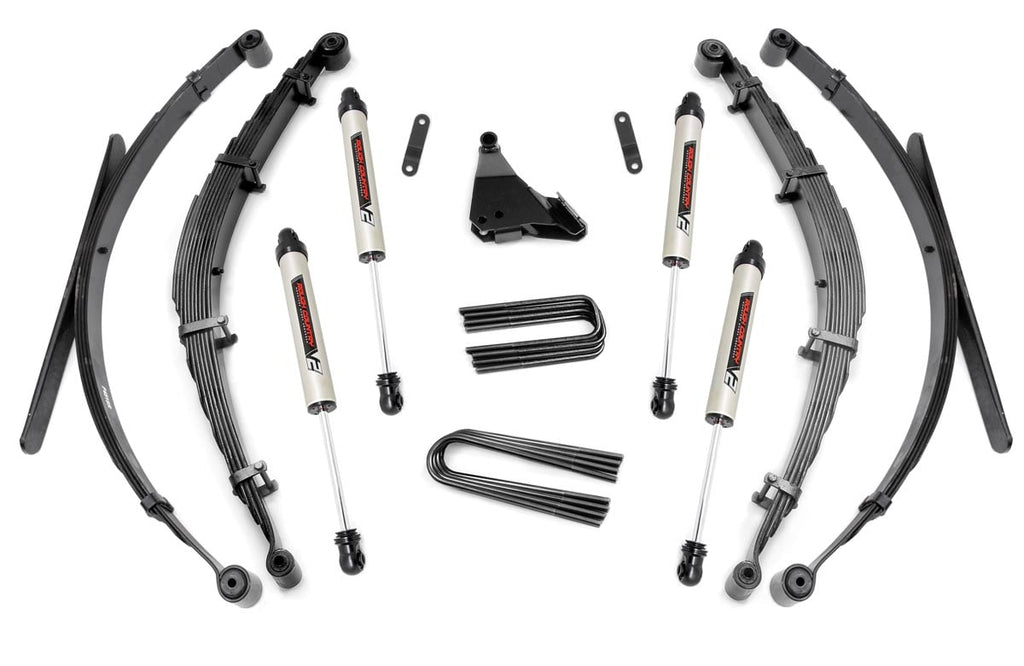 4 Inch Lift Kit | Rear Springs | V2 | Ford F-250/F-350 Super Duty 4WD (99-04) by Rough Country
