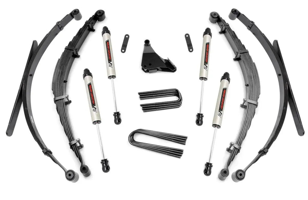 4 Inch Lift Kit | Rear Springs | V2 | Ford F-250/F-350 Super Duty 4WD (99-04) by Rough Country