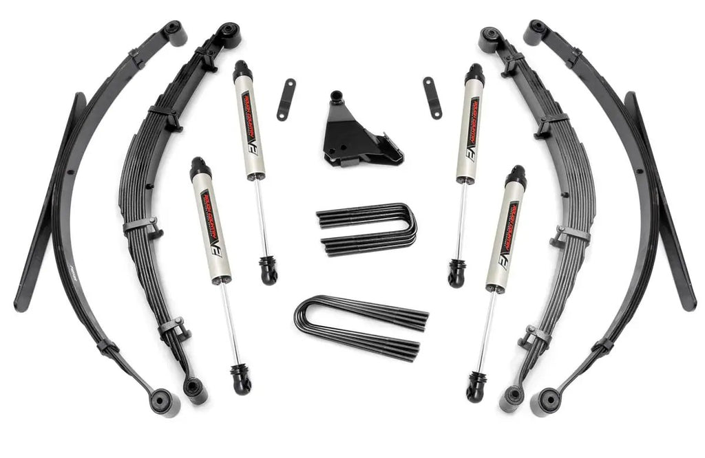 4 Inch Lift Kit | Rear Springs | V2 | Ford F-250/F-350 Super Duty 4WD (99-04) by Rough Country