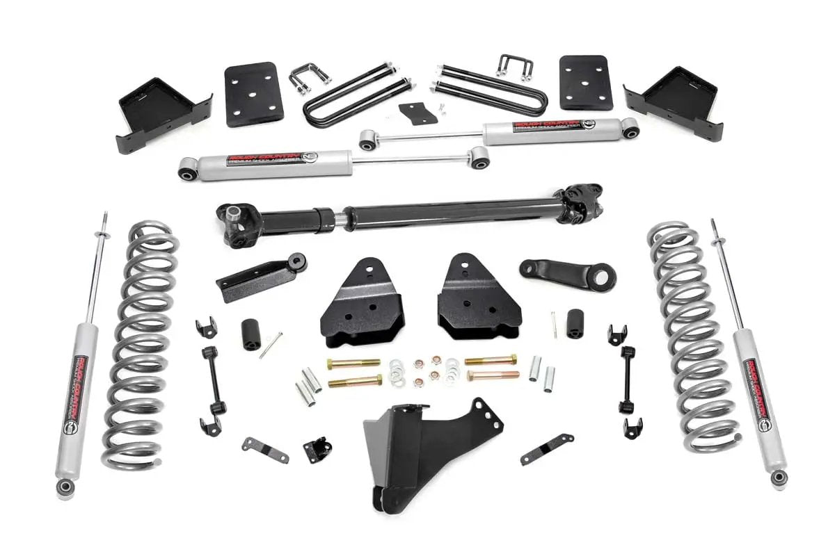 6 Inch Lift Kit | Diesel | No OVLD | D/S | Ford F-250/F-350 Super Duty (17-22) by Rough Country