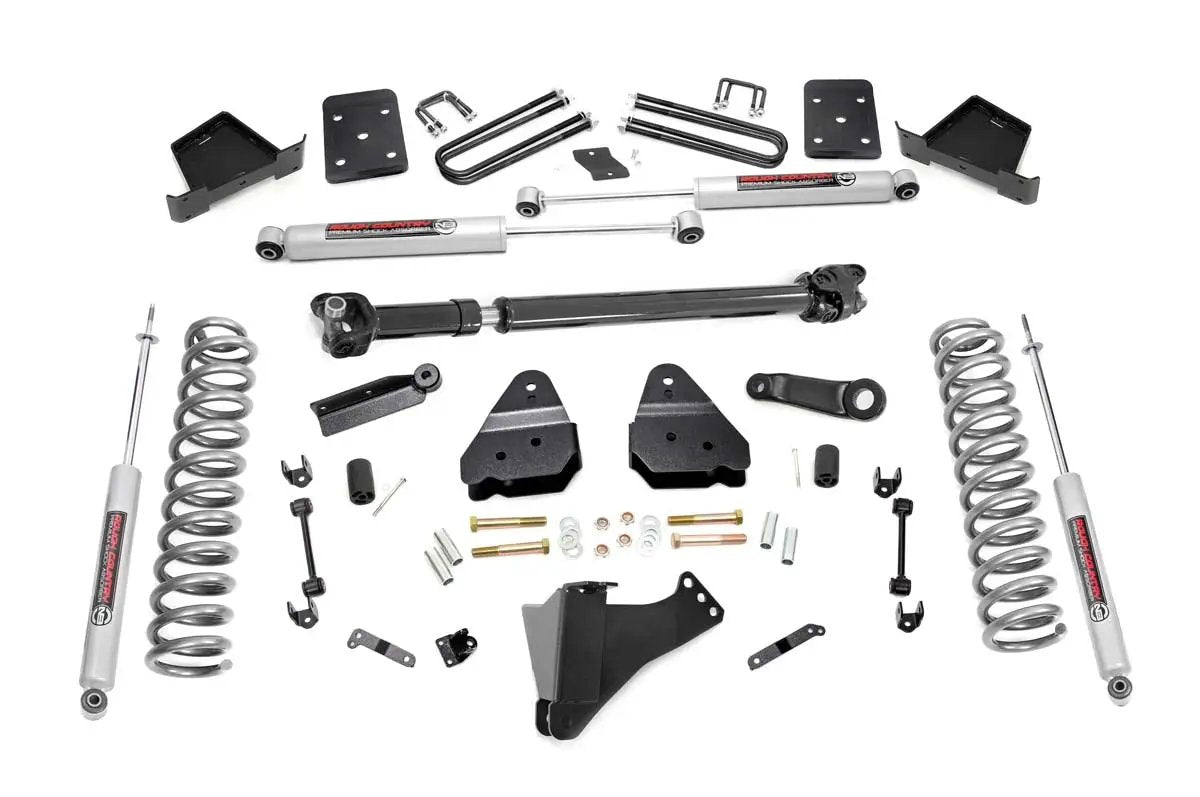6 Inch Lift Kit | Diesel | OVLD | D/S | Ford F-250/F-350 Super Duty (17-22) by Rough Country