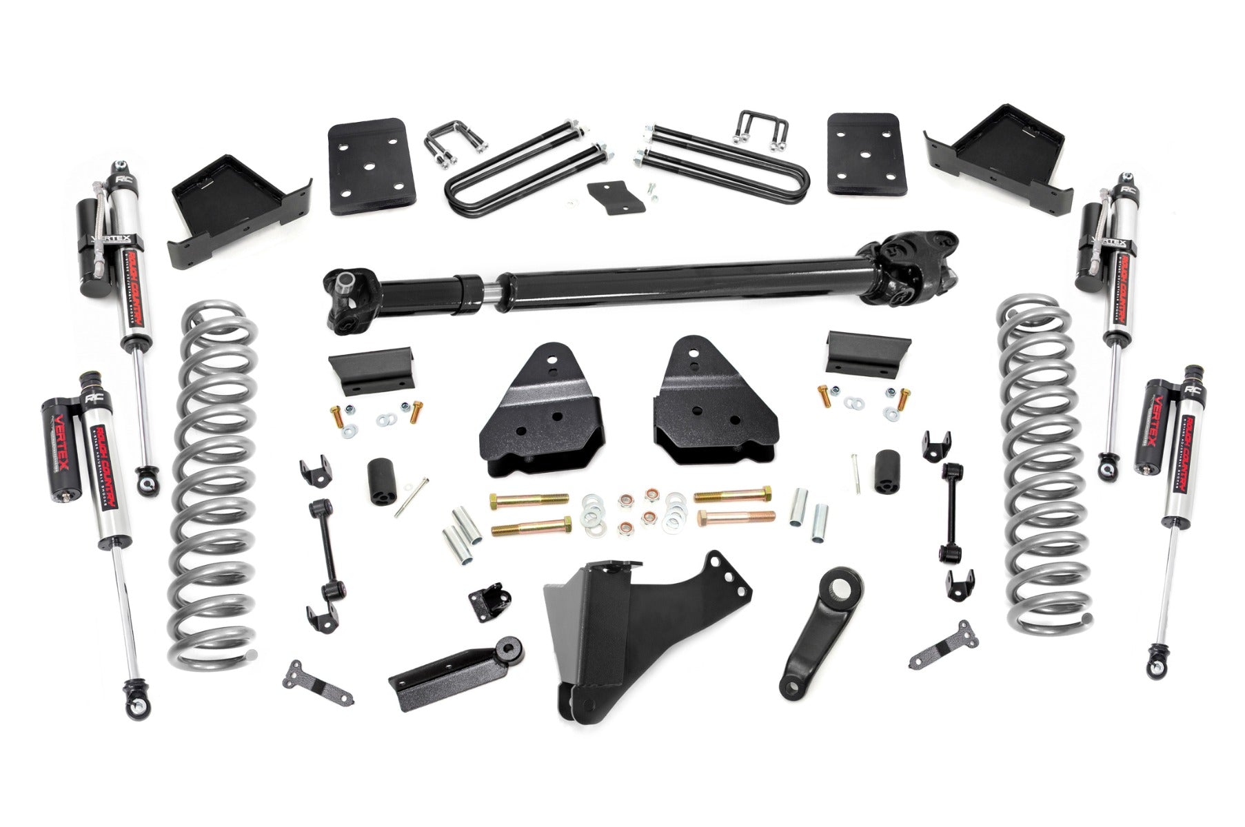 6 Inch Lift Kit | OVLDS | D/S | Vertex | Ford F-250/F-350 Super Duty (17-22) by Rough Country