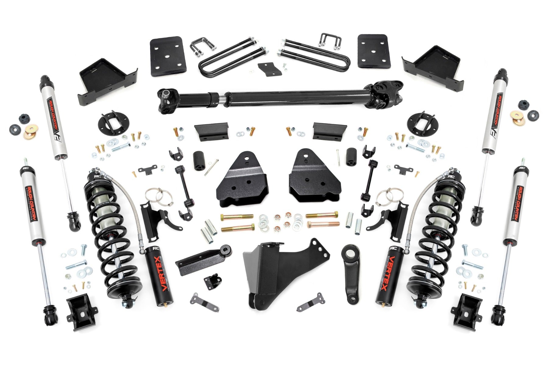 6 Inch Lift Kit | Diesel | FR D/S | C/O V2 | Ford F-250/F-350 Super Duty (17-22) by Rough Country