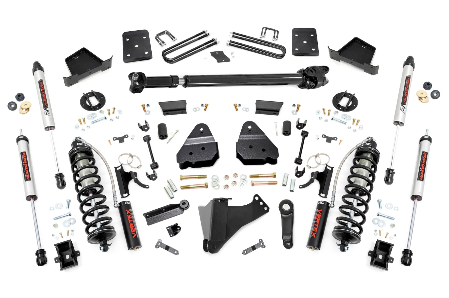 6 Inch Lift Kit | Diesel | FR D/S | C/O V2 | Ford F-250/F-350 Super Duty (17-22) by Rough Country