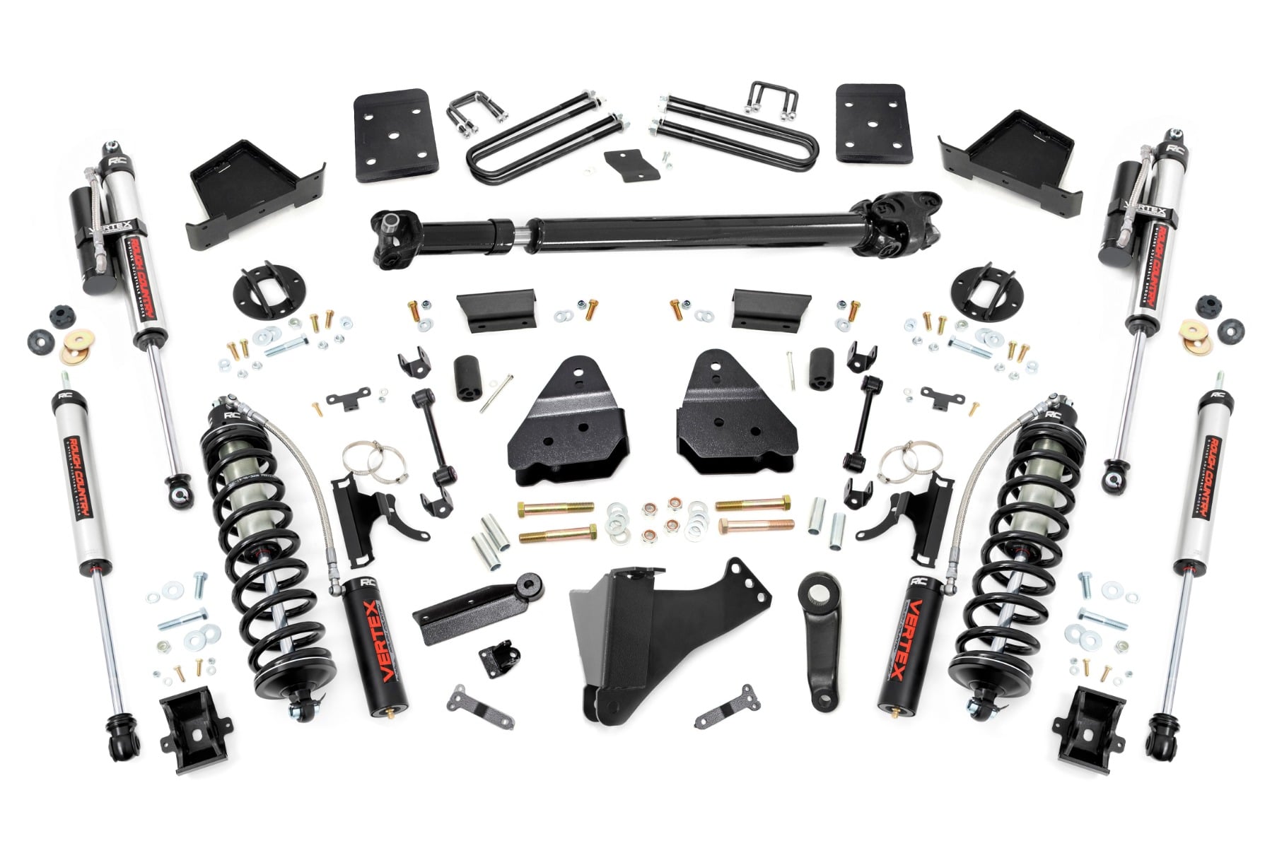 6 Inch Lift Kit | Diesel | FR D/S | C/O Vertex | Ford F-250/F-350 Super Duty (17-22) by Rough Country