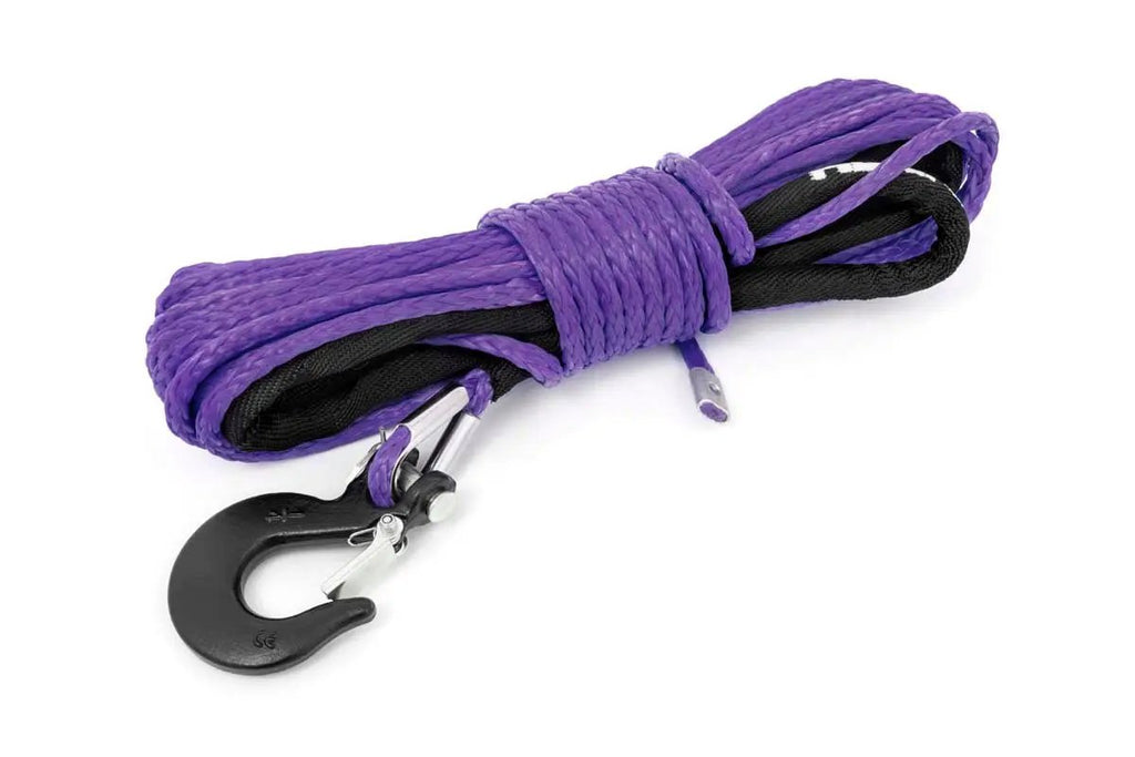 Synthetic Rope | 1/4 Inch | 50 Ft | Purple by Rough Country