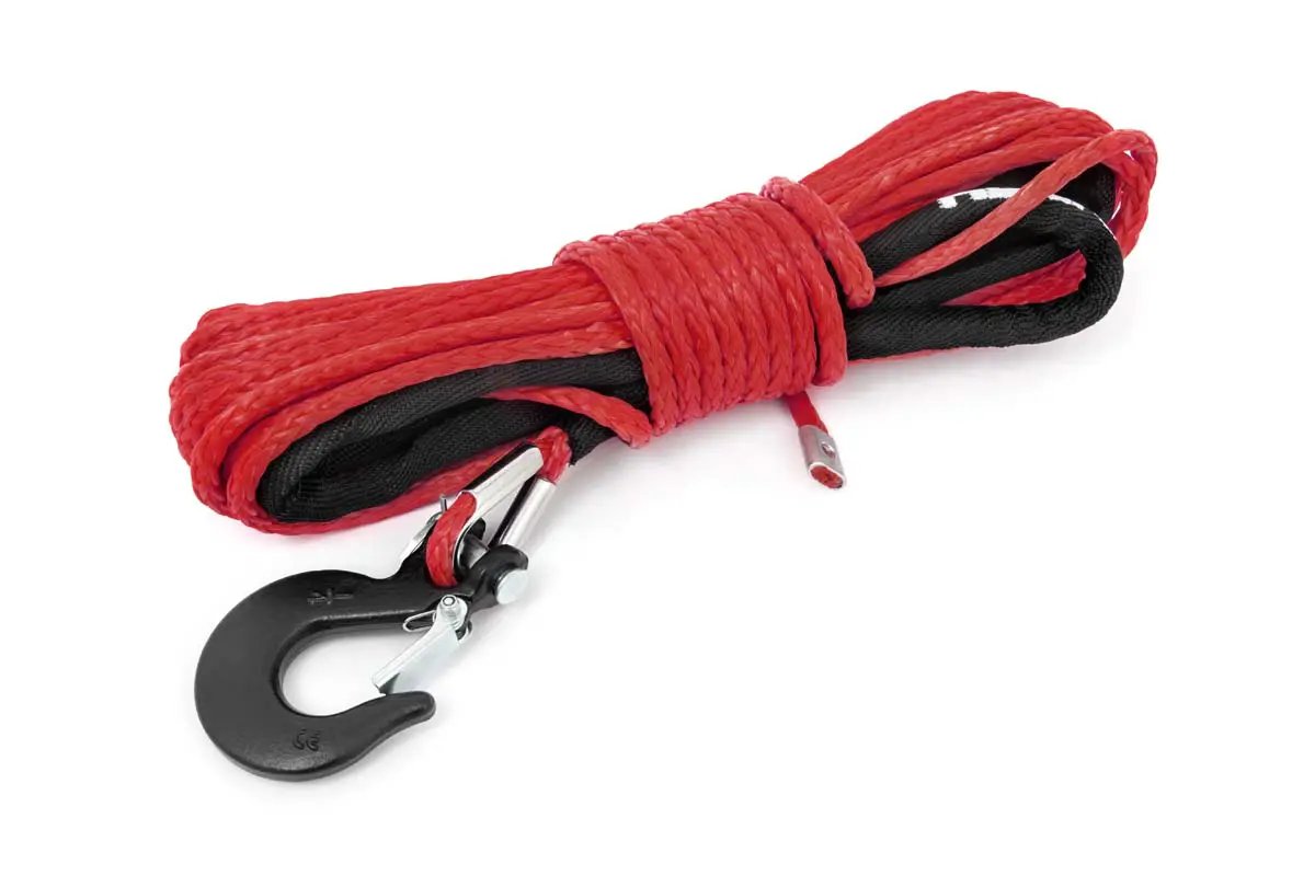 Synthetic Rope | 1/4 Inch | 50 Ft | Red by Rough Country