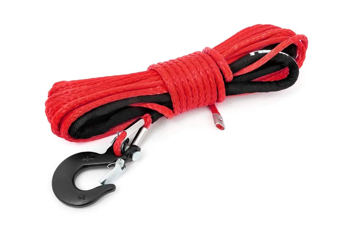 Synthetic Rope | 1/4 Inch | 50 Ft | Red by Rough Country