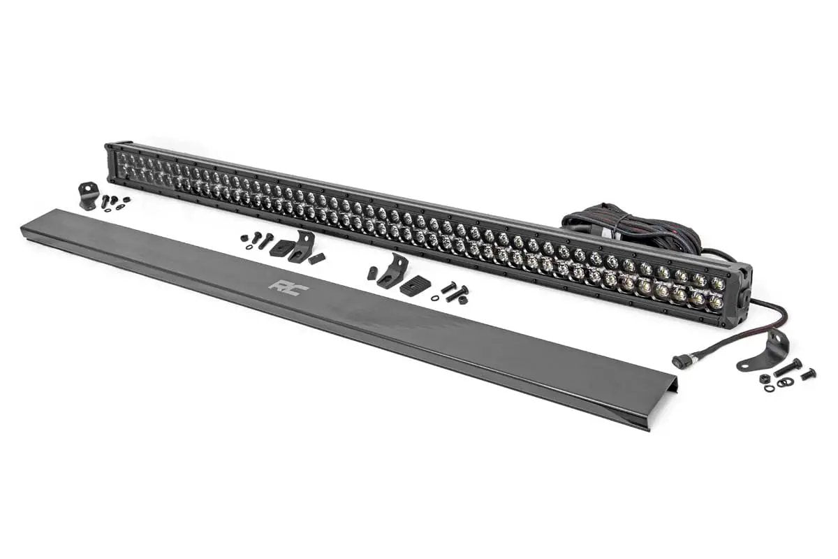 50 Inch Black Series LED Light Bar | Dual Row | Cool White DRL by Rough Country