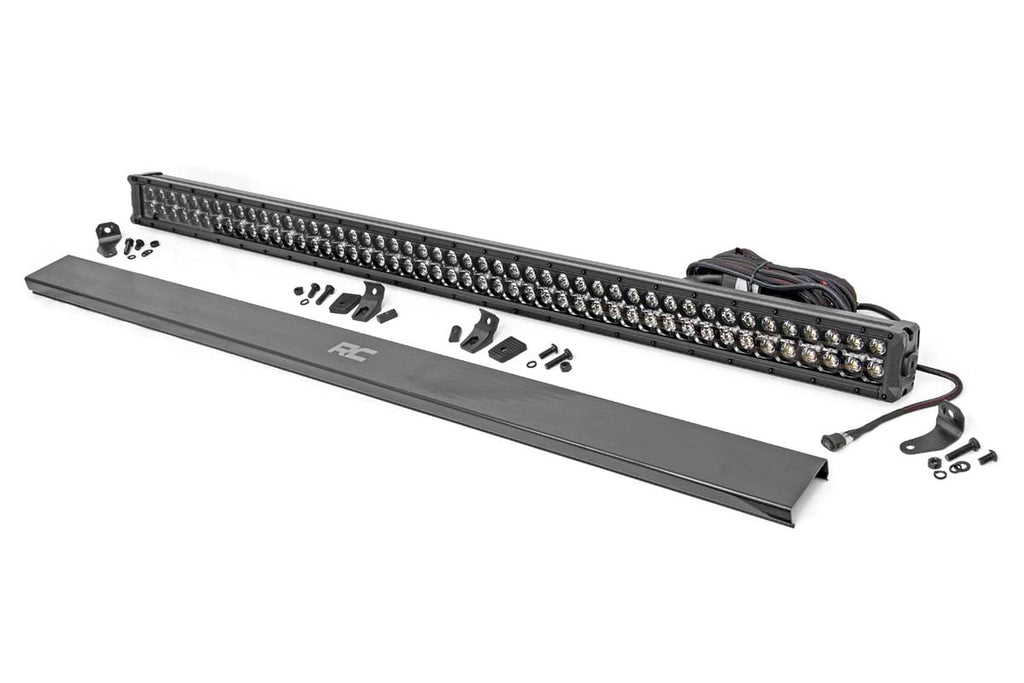50 Inch Black Series LED Light Bar | Dual Row | Cool White DRL by Rough Country