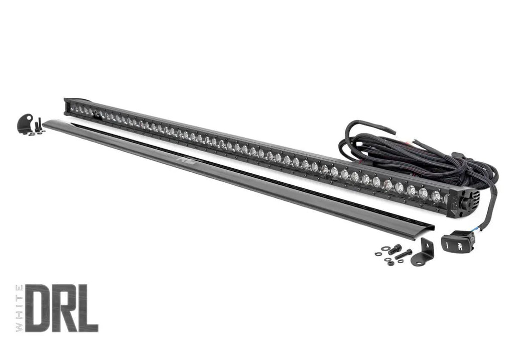 50 Inch Black Series LED Light Bar | Single Row | Cool White DRL by Rough Country