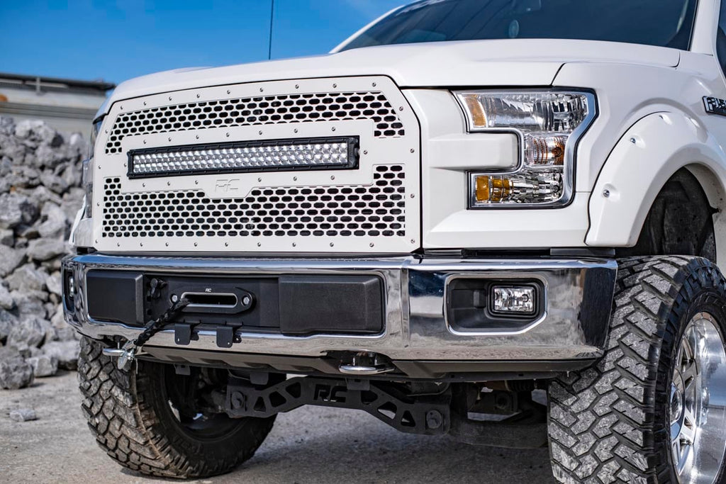 Hidden Winch Mount | Ford F-150 2WD/4WD (2015-2020) by Rough Country