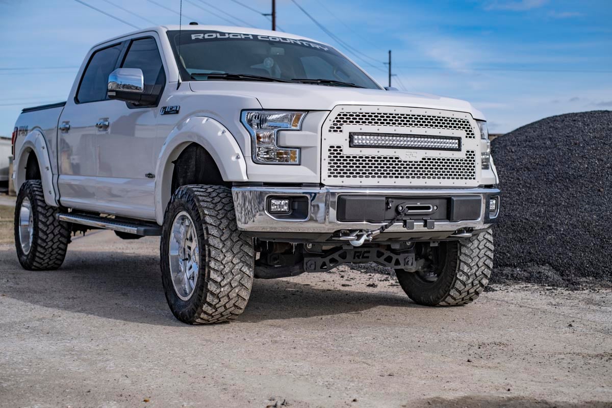 Hidden Winch Mount | Ford F-150 2WD/4WD (2015-2020) by Rough Country