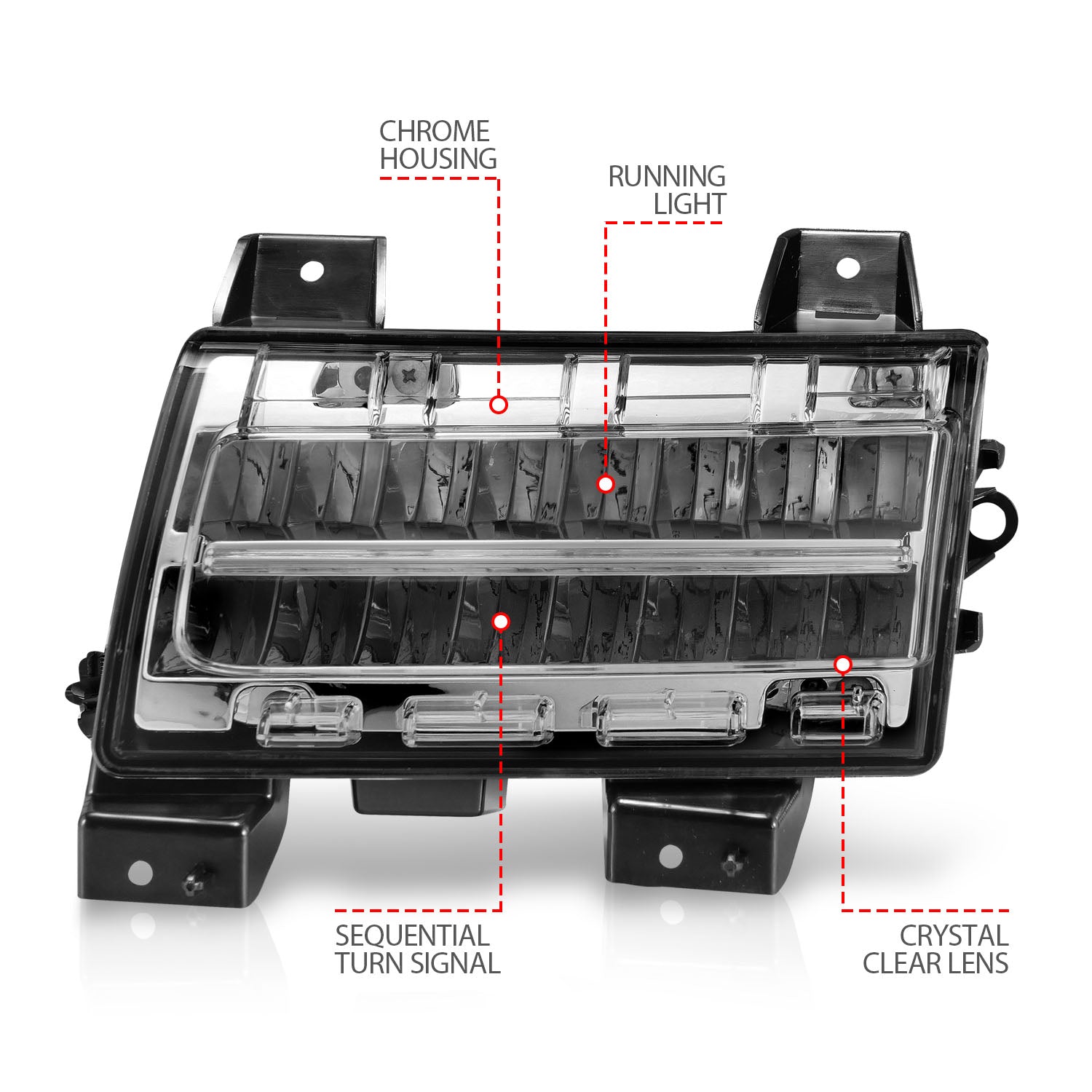 Side Marker Light Assembly by ANZO USA