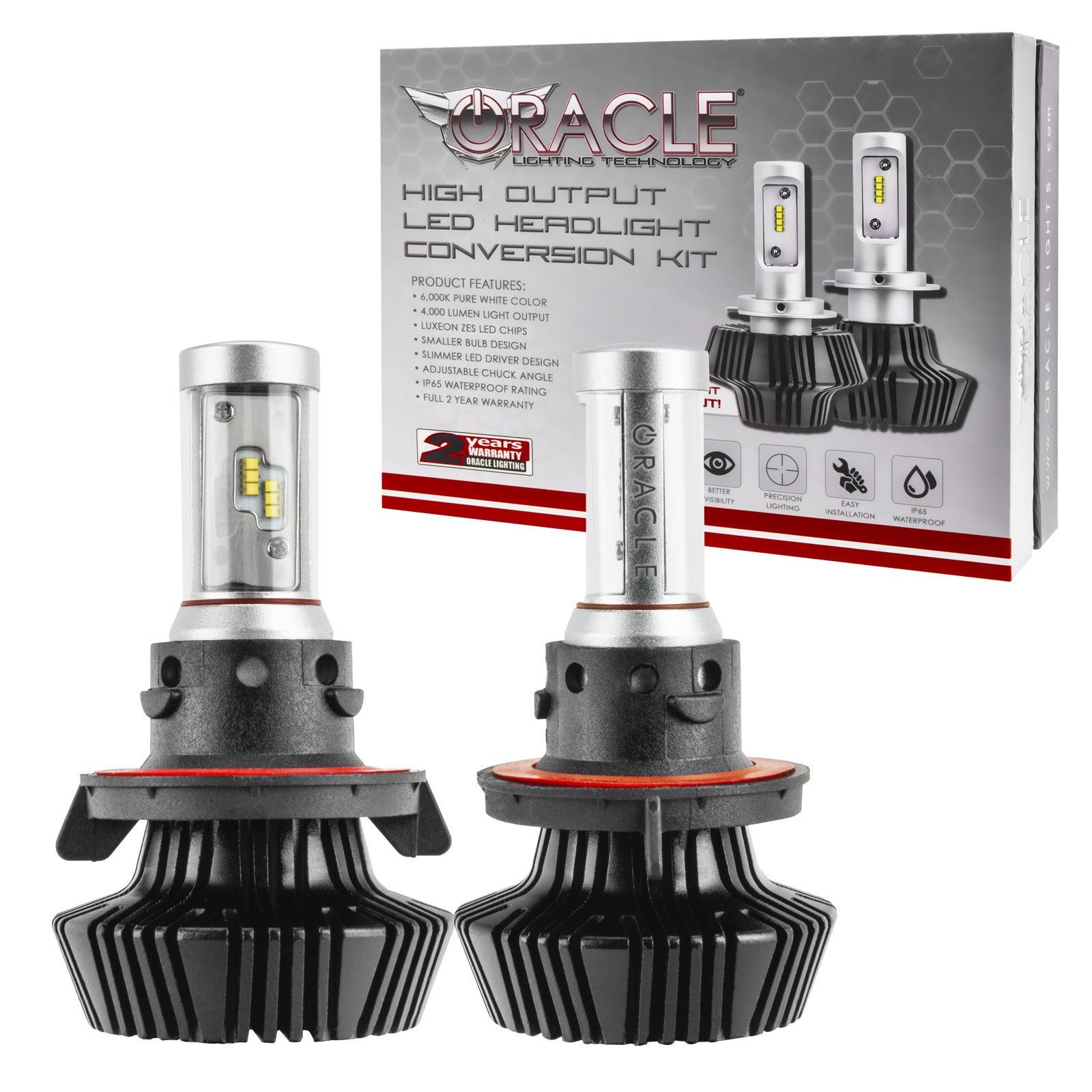 ORACLE Lighting H13 4,000+ Lumen LED Headlight Bulbs (Pair) by Oracle Lighting