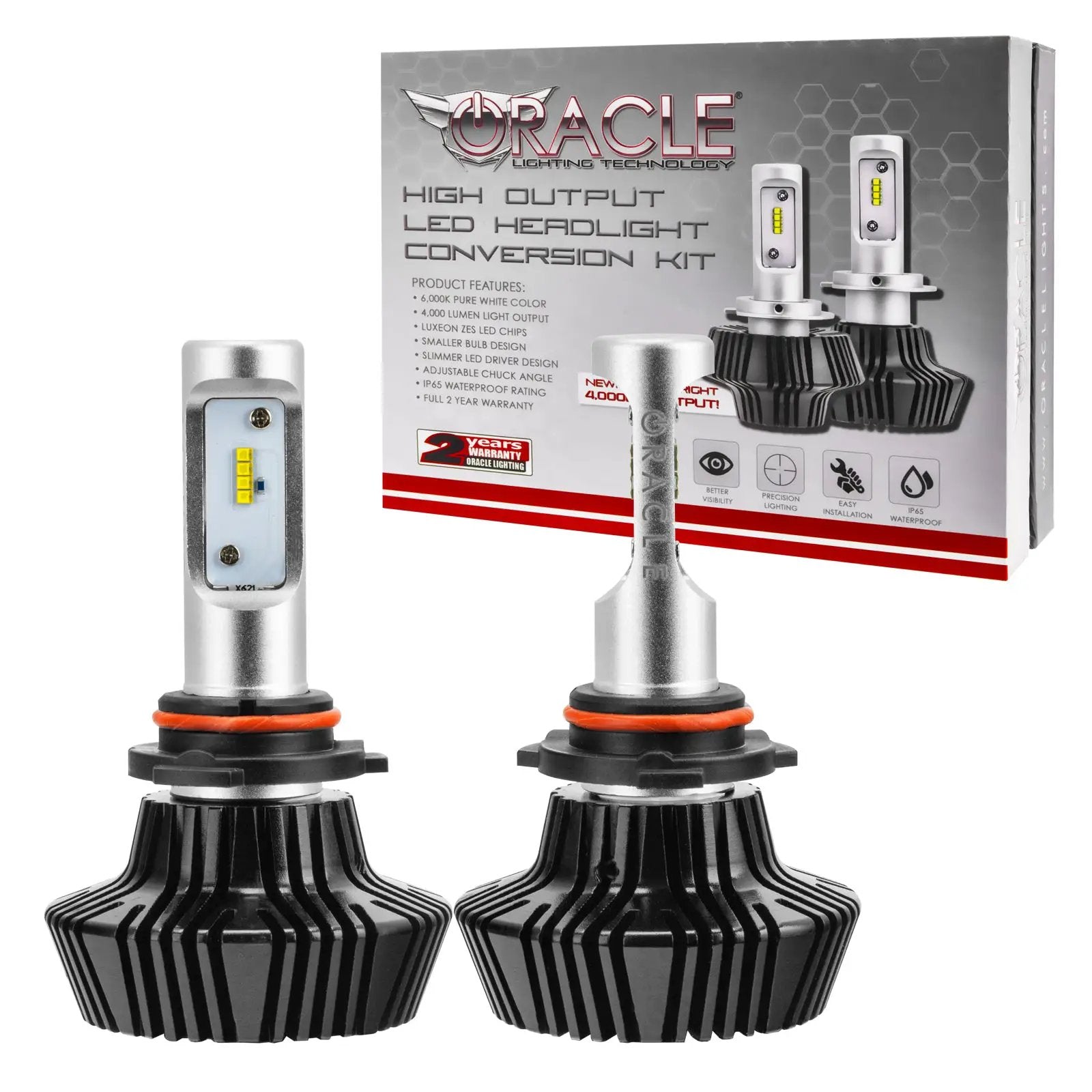 ORACLE Lighting 9005 4,000+ Lumen LED Headlight Bulbs (Pair) by Oracle Lighting