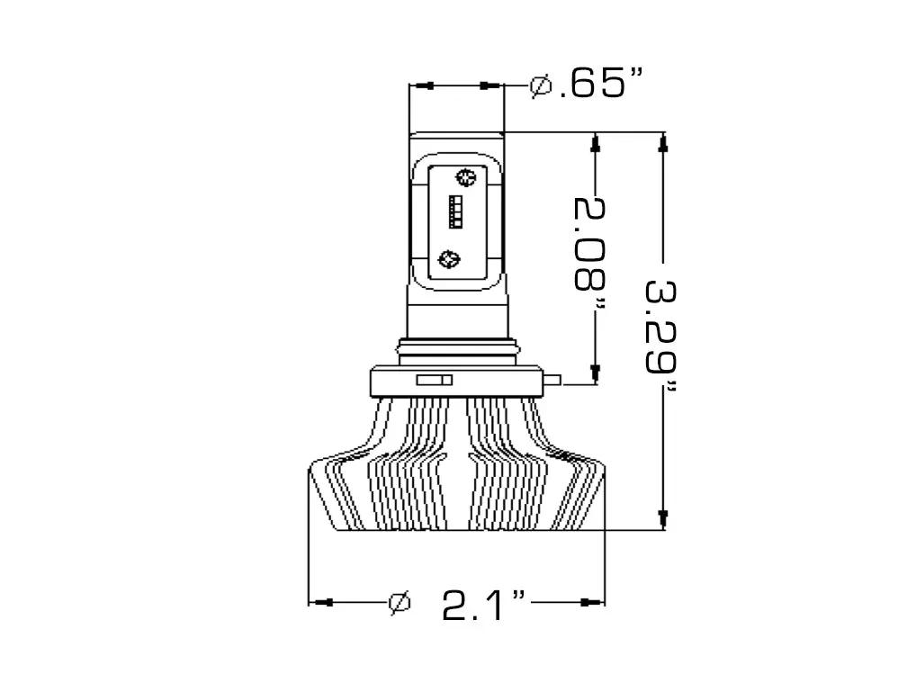 ORACLE Lighting 9005 4,000+ Lumen LED Headlight Bulbs (Pair) by Oracle Lighting