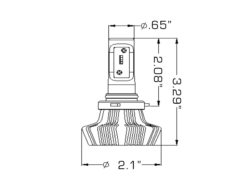 ORACLE Lighting 9012 4,000+ Lumen LED Headlight Bulbs (Pair) by Oracle Lighting
