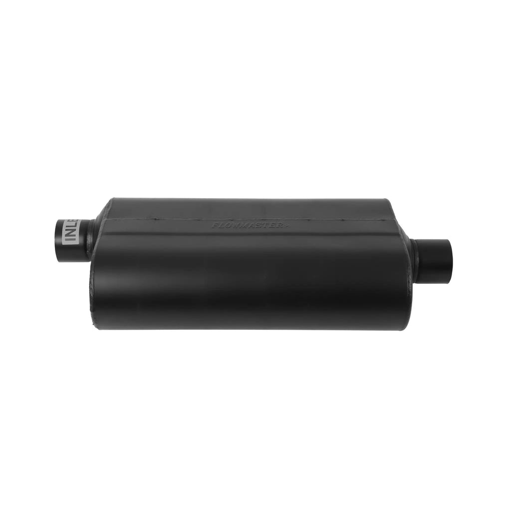 Super 50 - 2.50 Offset In / 2.50 Center Out - Mild Sound by Flowmaster