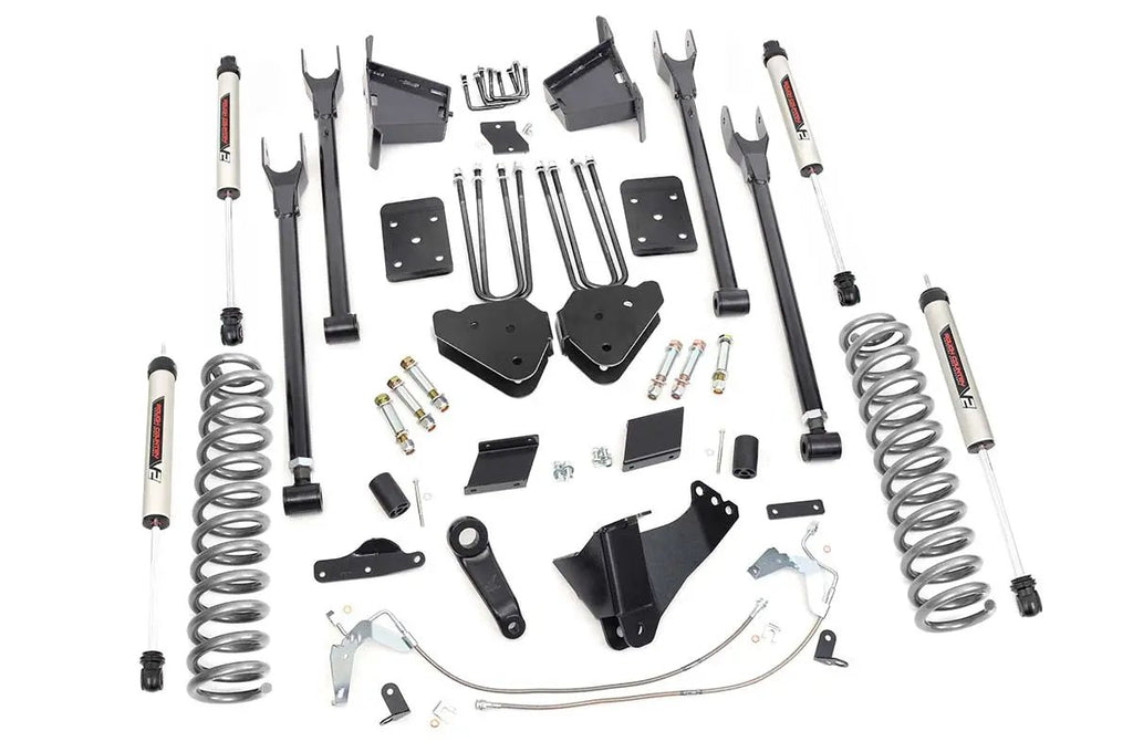 6 Inch Lift Kit | 4 Link | OVLD | V2 | Ford F-250 Super Duty 4WD (2015-2016) by Rough Country