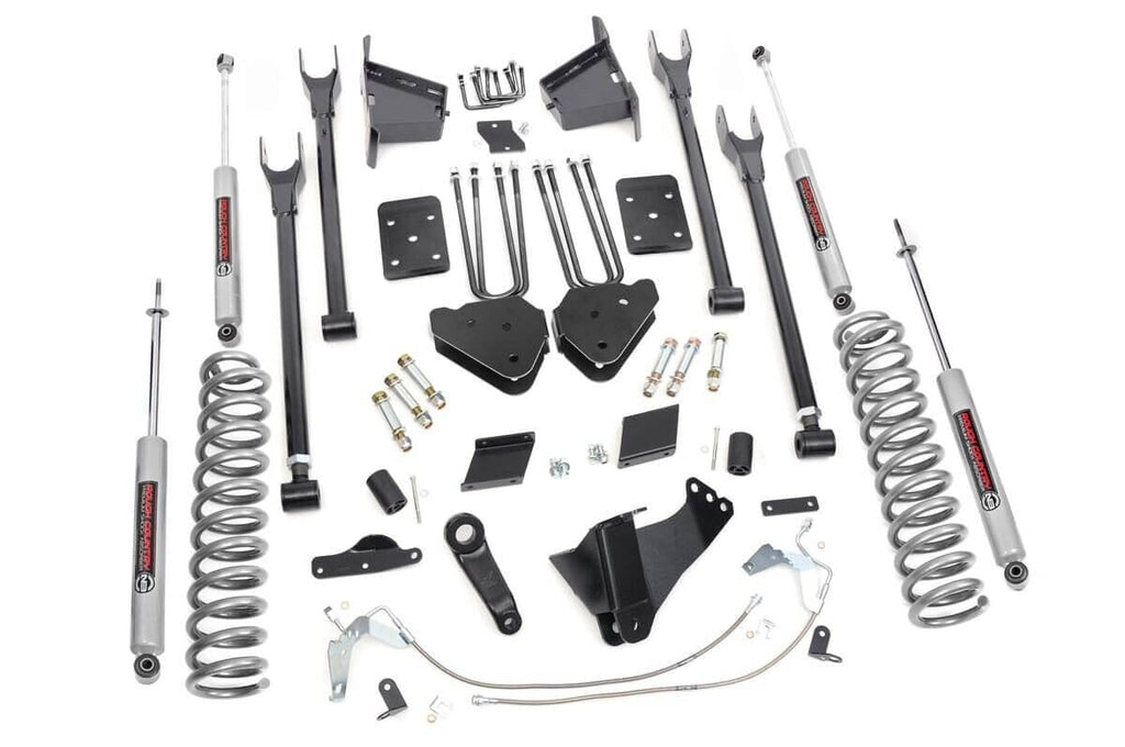 6 Inch Lift Kit |4-Link | No OVLD | Ford F-250 Super Duty 4WD (2015-2016) by Rough Country