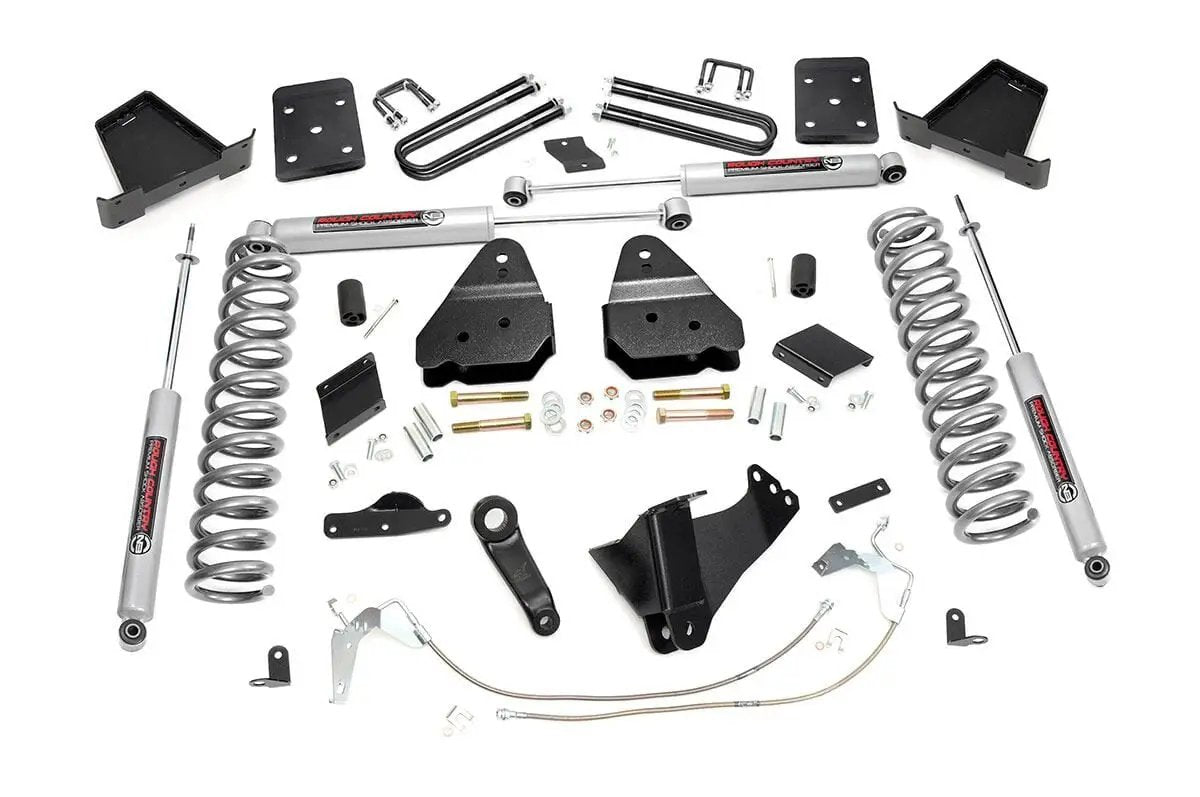 6 Inch Lift Kit | Gas | OVLD | M1 | Ford F-250 Super Duty 4WD (2015-2016) by Rough Country