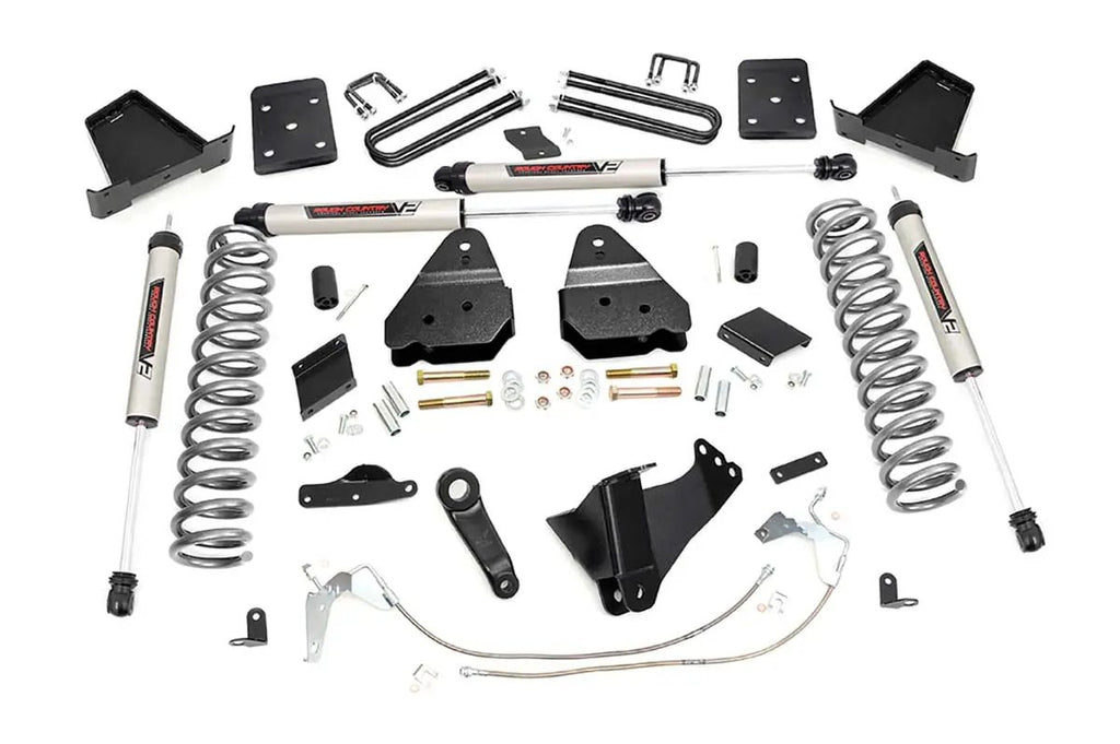 6 Inch Lift Kit | Diesel | No OVLD | V2 | Ford F-250 Super Duty 4WD (15-16) by Rough Country