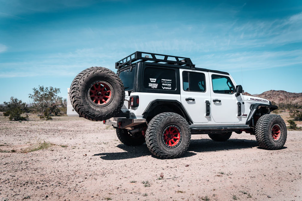 2019 Through 2020 Wrangler JL Tire Carrier Single Action (Fits JL-2965 Bumper) by Body Armor 4x4