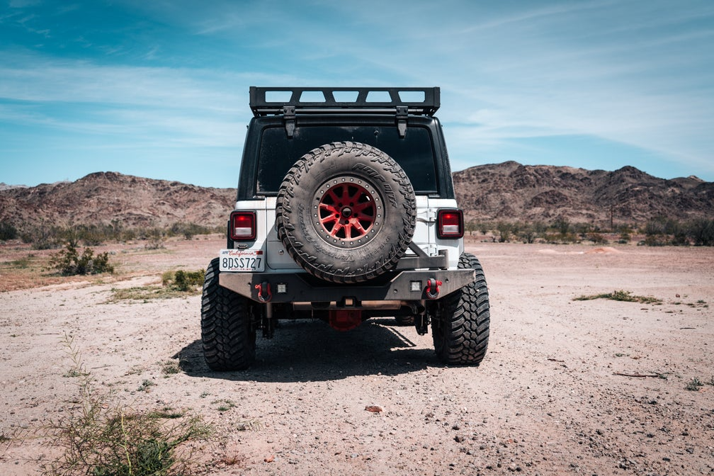 2019 Through 2020 Wrangler JL Tire Carrier Single Action (Fits JL-2965 Bumper) by Body Armor 4x4