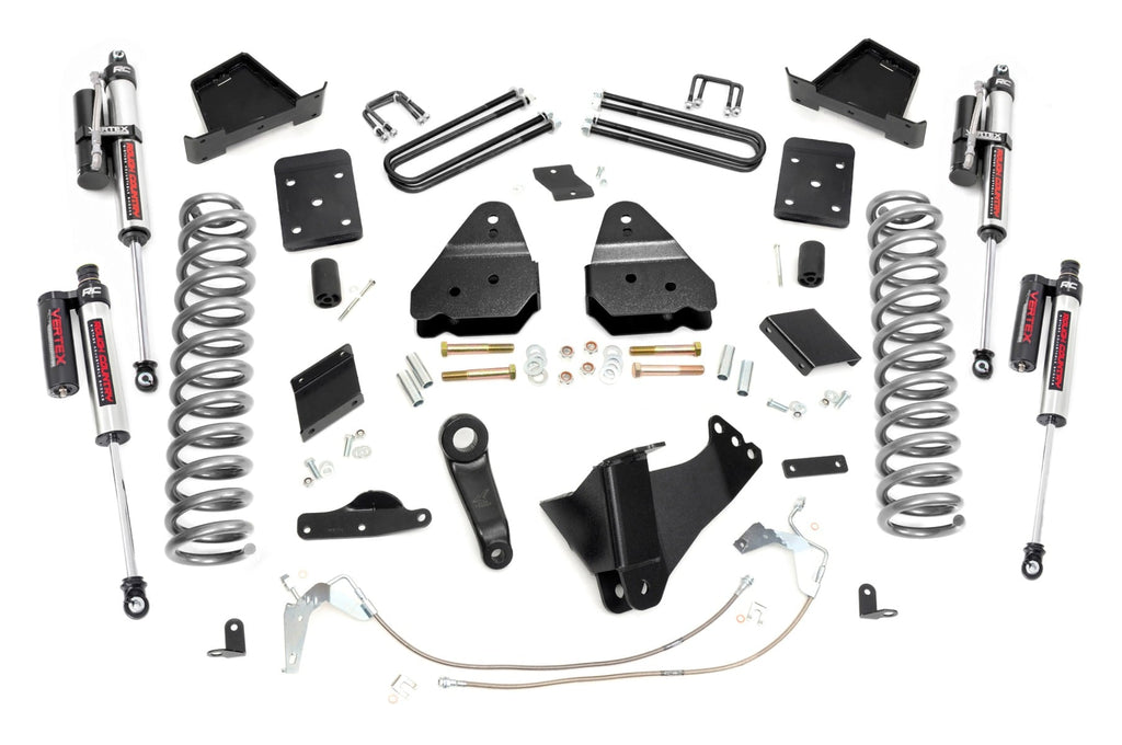 6 Inch Lift Kit | Gas | OVLD | Vertex | Ford F-250 Super Duty 4WD (2015-2016) by Rough Country