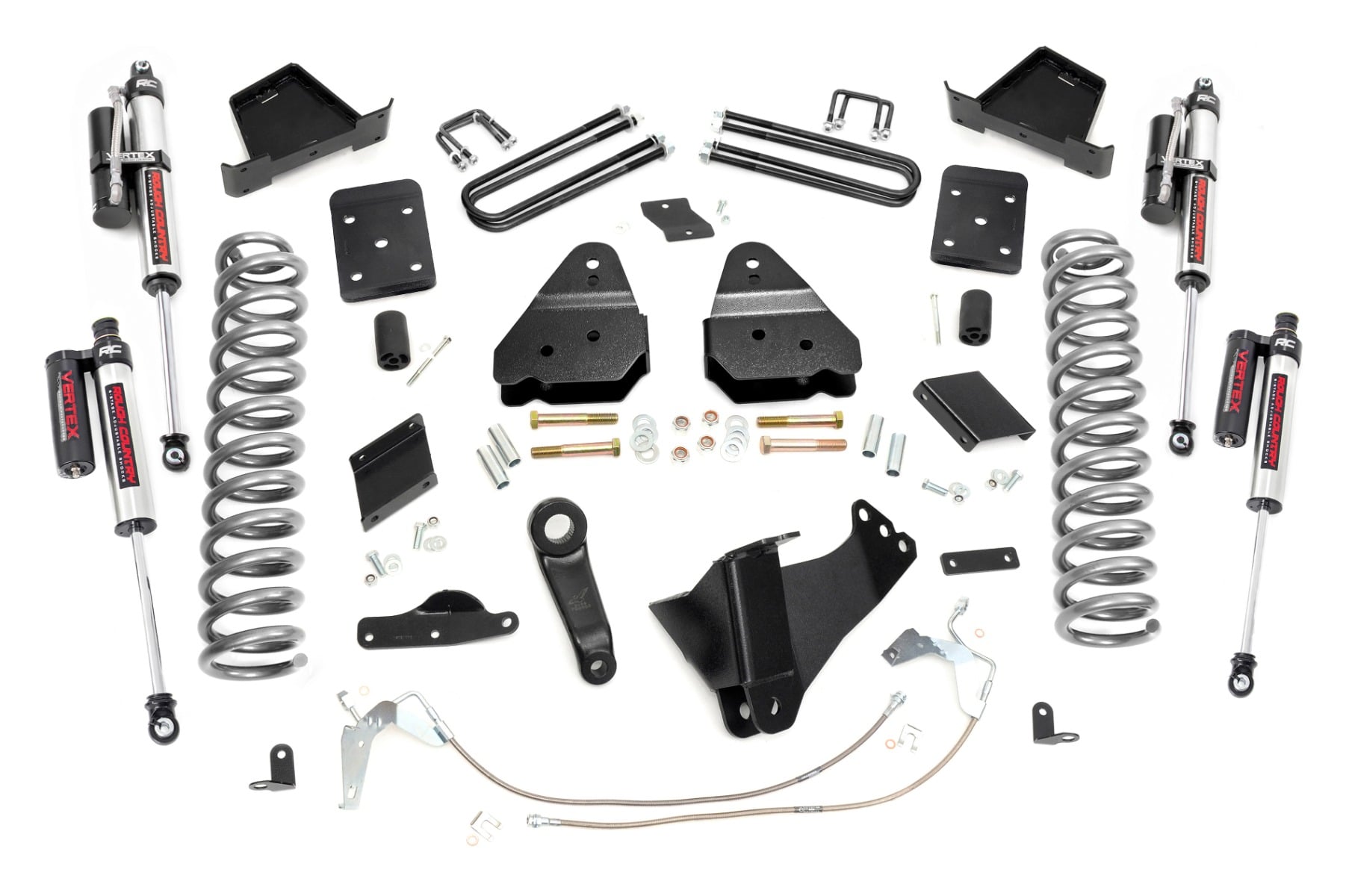 6 Inch Lift Kit | Gas | OVLD | Vertex | Ford F-250 Super Duty 4WD (2015-2016) by Rough Country