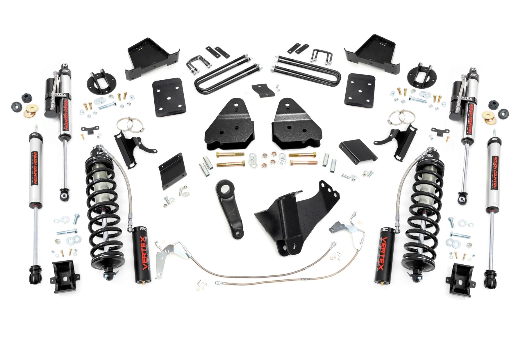 6 Inch Lift Kit | Gas | No OVLD | C/O Vertex | Ford F-250 Super Duty (15-16) by Rough Country